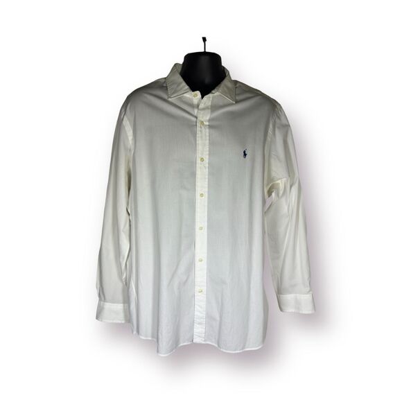 POLO Ralph Lauren XXL TTG Button Long Sleeve Shirt Men's Classic Fit 100% Cotton - Picture 4 of 10